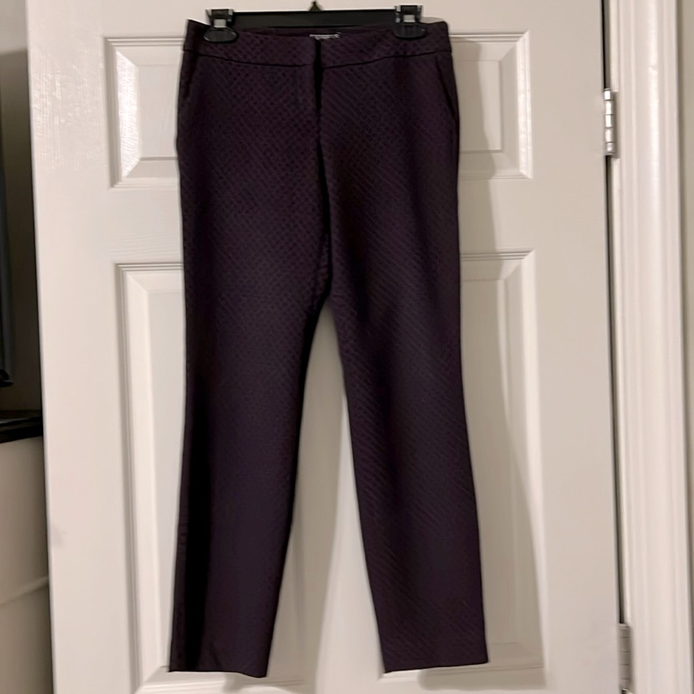 Express Workwear: Columnist Mid Rise Ankle Paper Pants